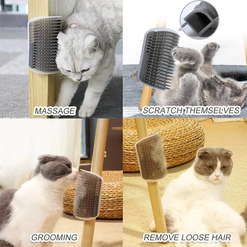 Corner Cat Massage & Grooming Brush