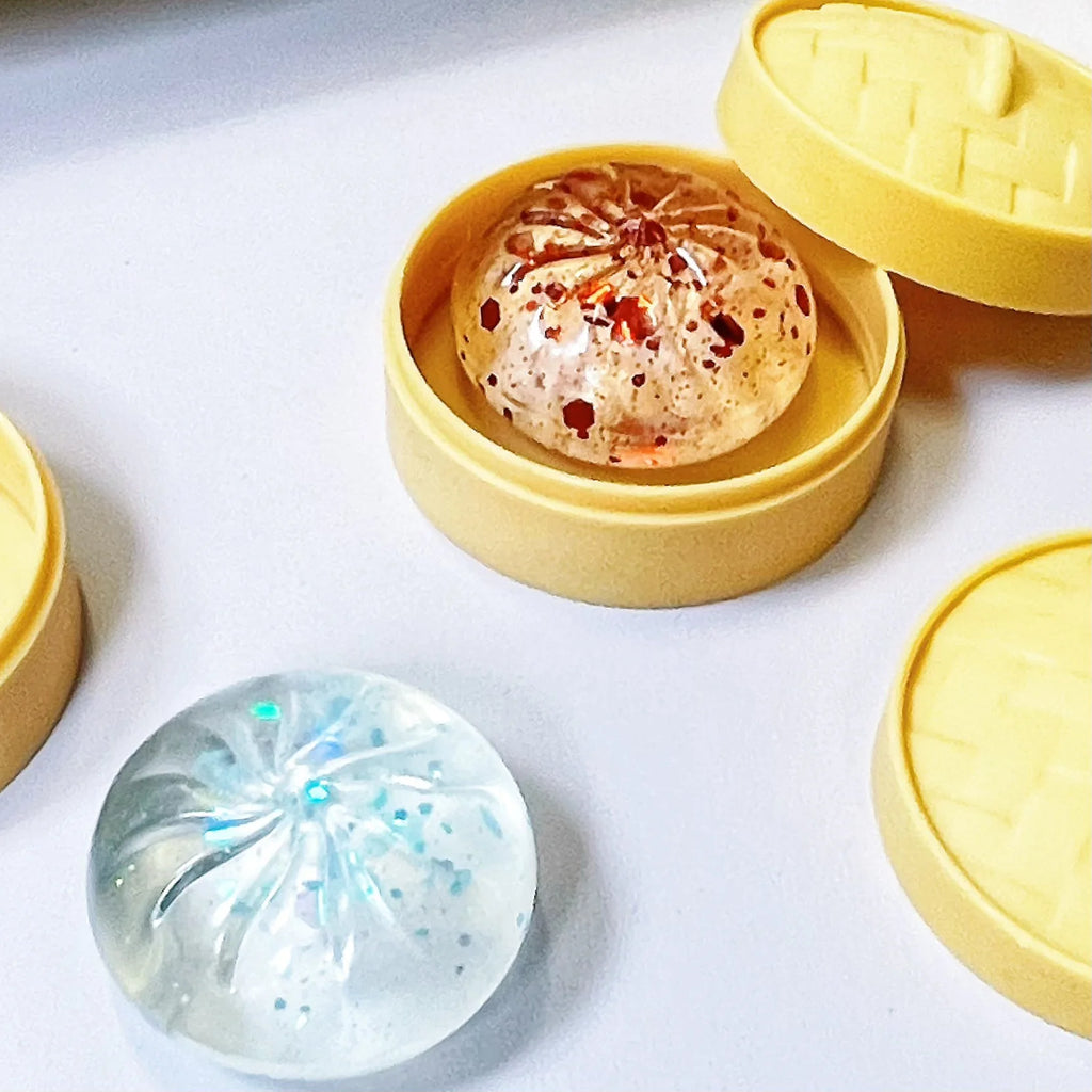 Mini Dumpling & Steamed Bun Squishy Set