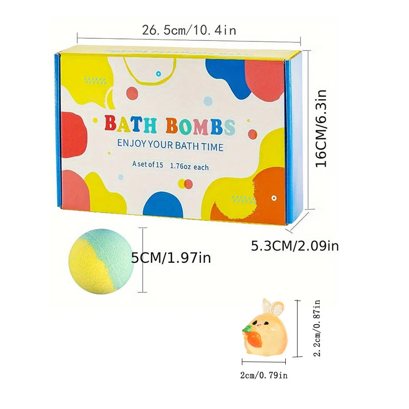 Kids Surprise Bath Bombs – 15 Pack