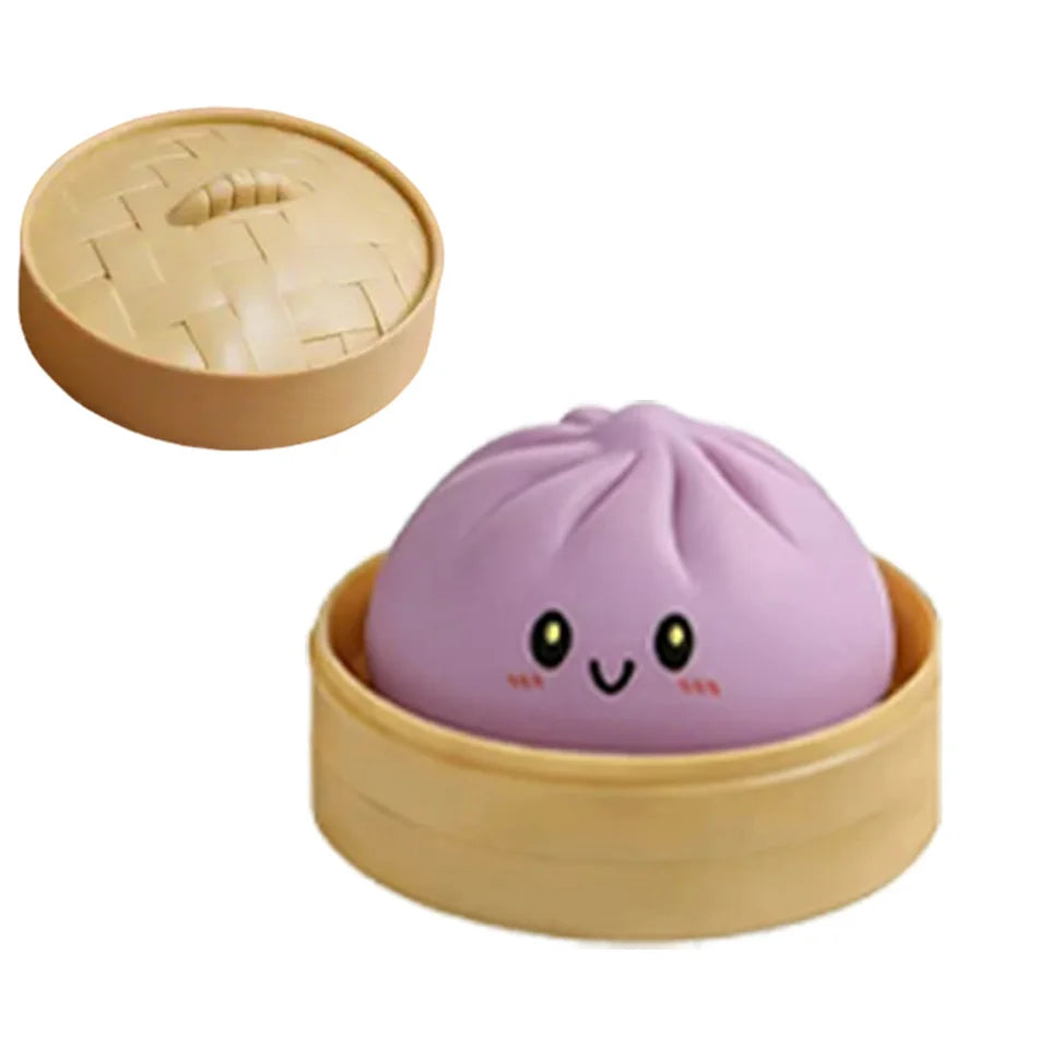 Colorful Dumpling Squishy Toy