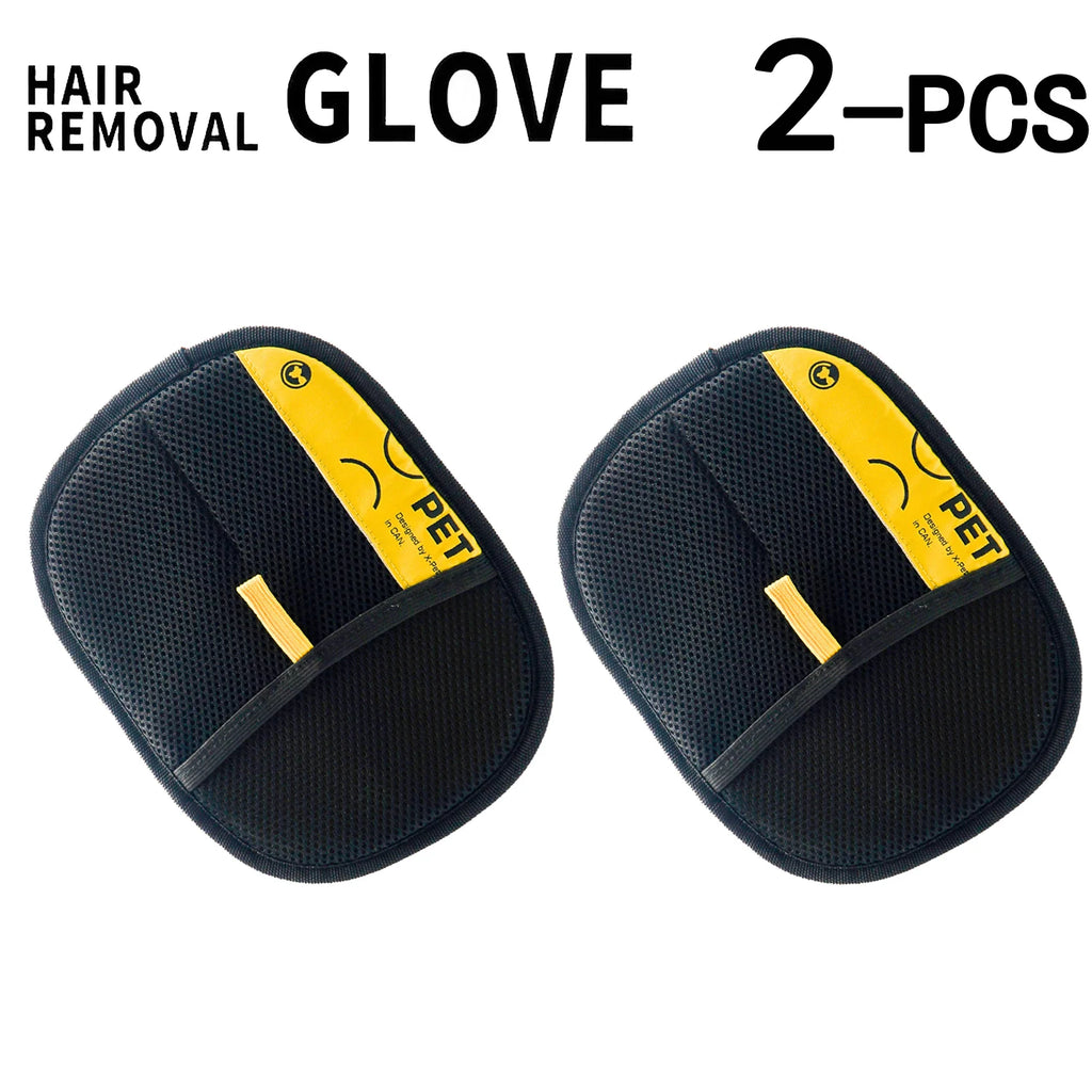 2-in-1 Pet Hair Removal Mitts for Cats & Dogs