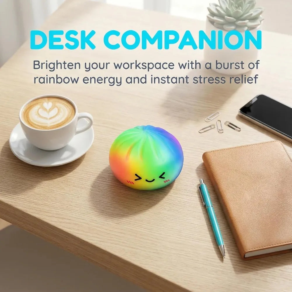 Rainbow Dumpling Squishy Toy
