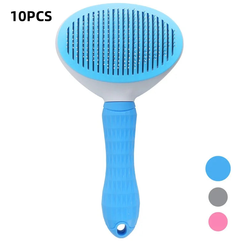 Self-Cleaning Pet Grooming Brush