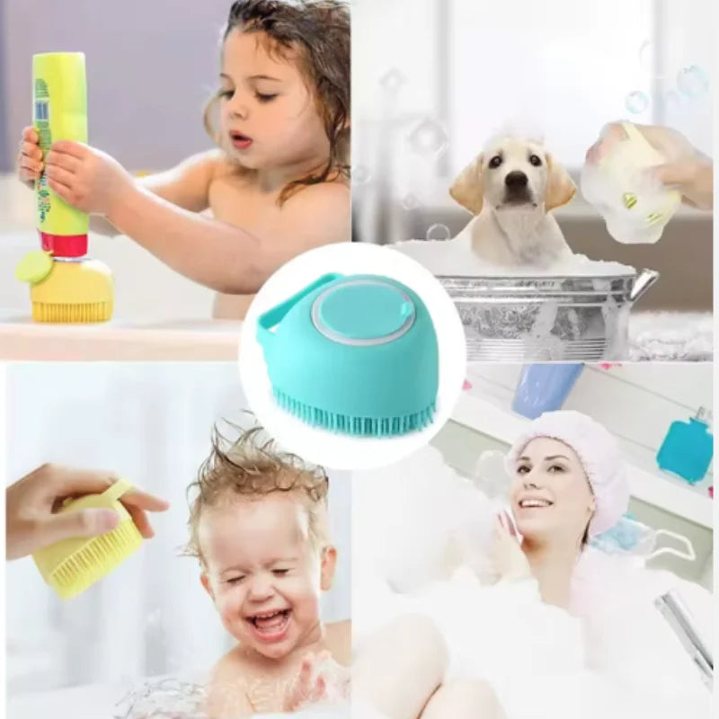 Silicone Dog Bath Massage Glove