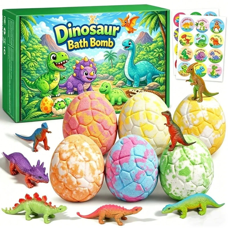 Dinosaur Surprise Bath Bomb Set – 12 Pack