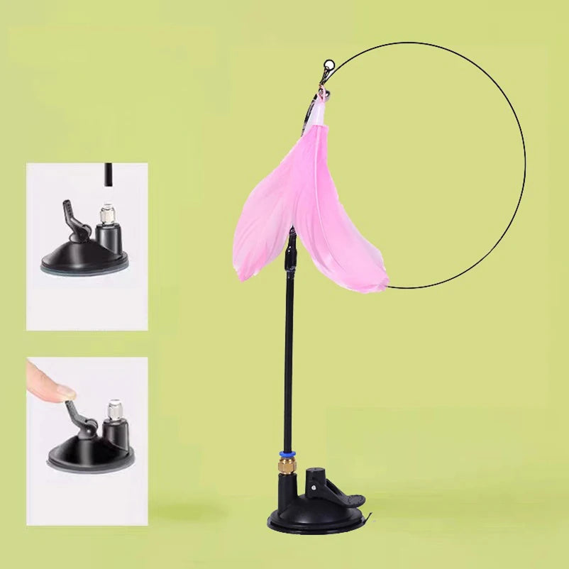 Suction Cup Cat Teaser Wand