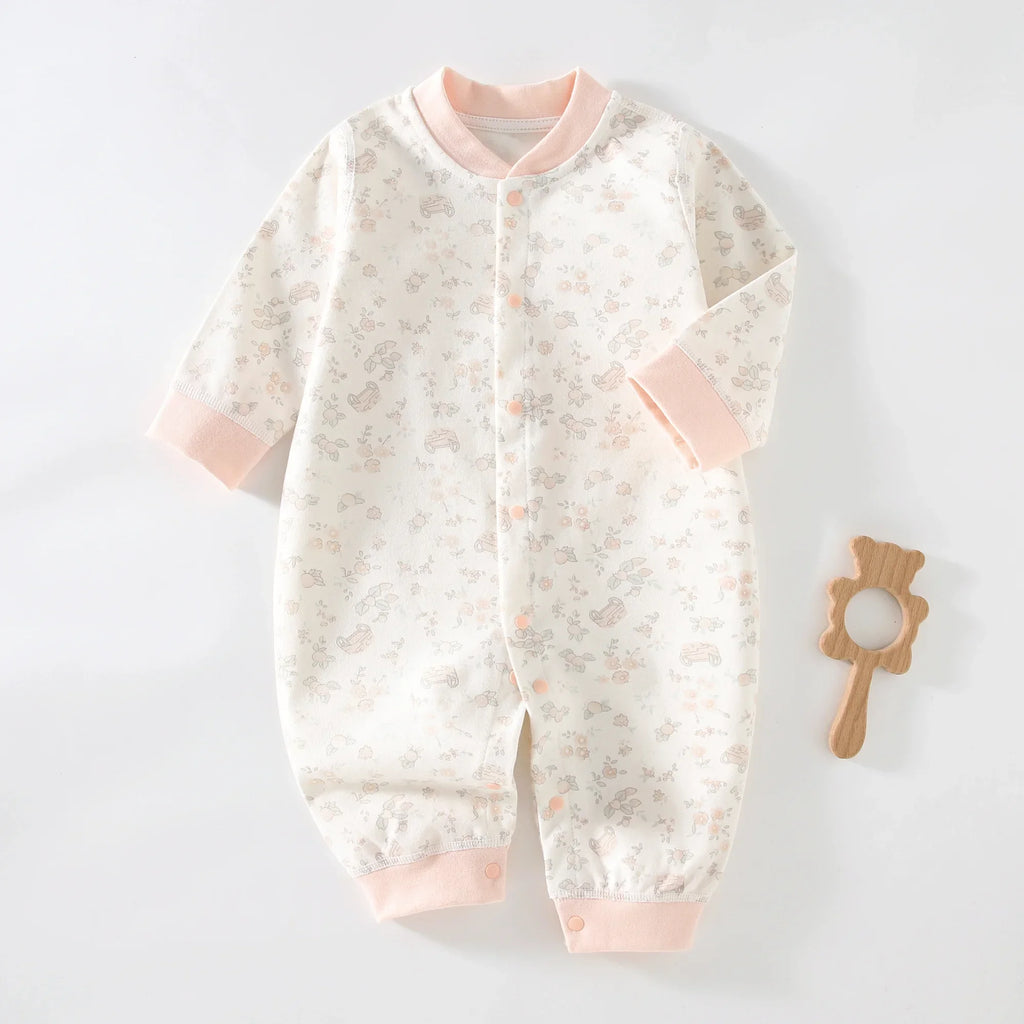 Baby Long-Sleeve Cotton Romper