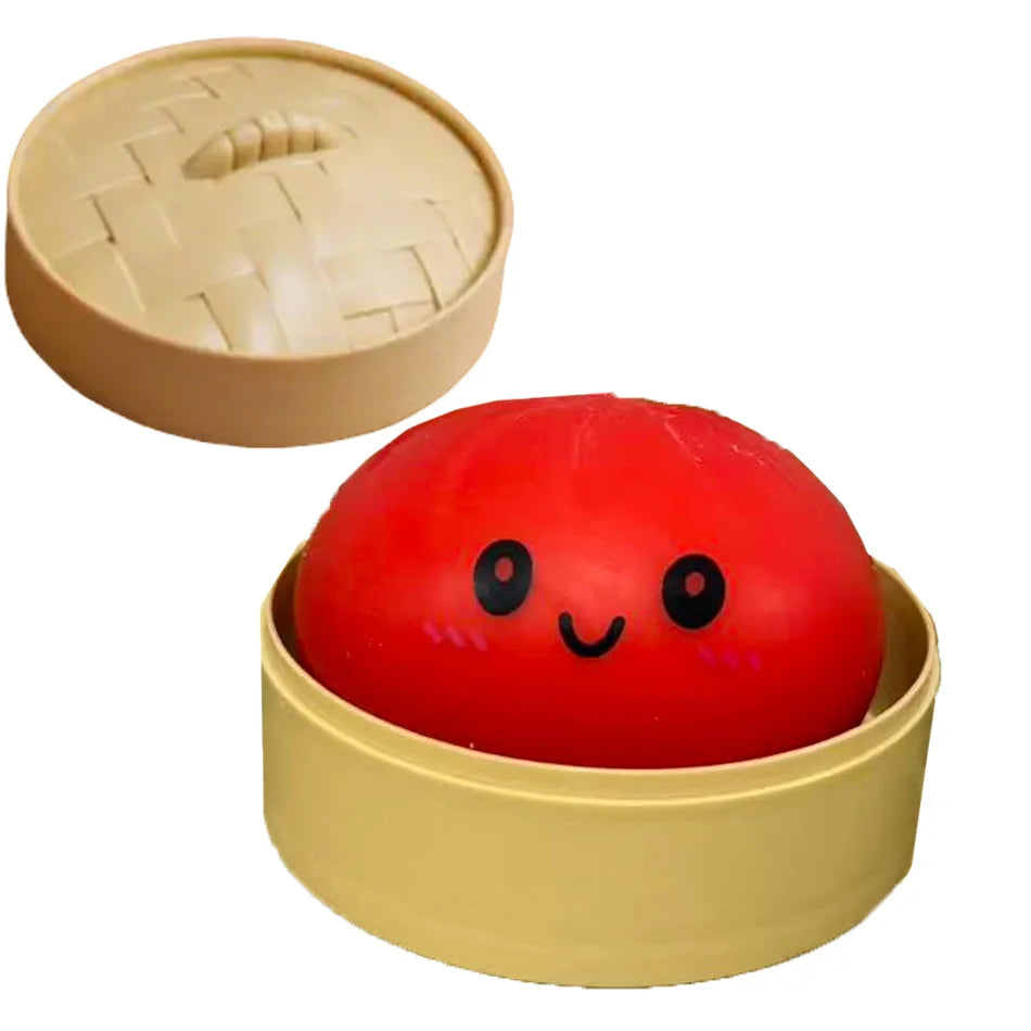 Colorful Dumpling Squishy Toy