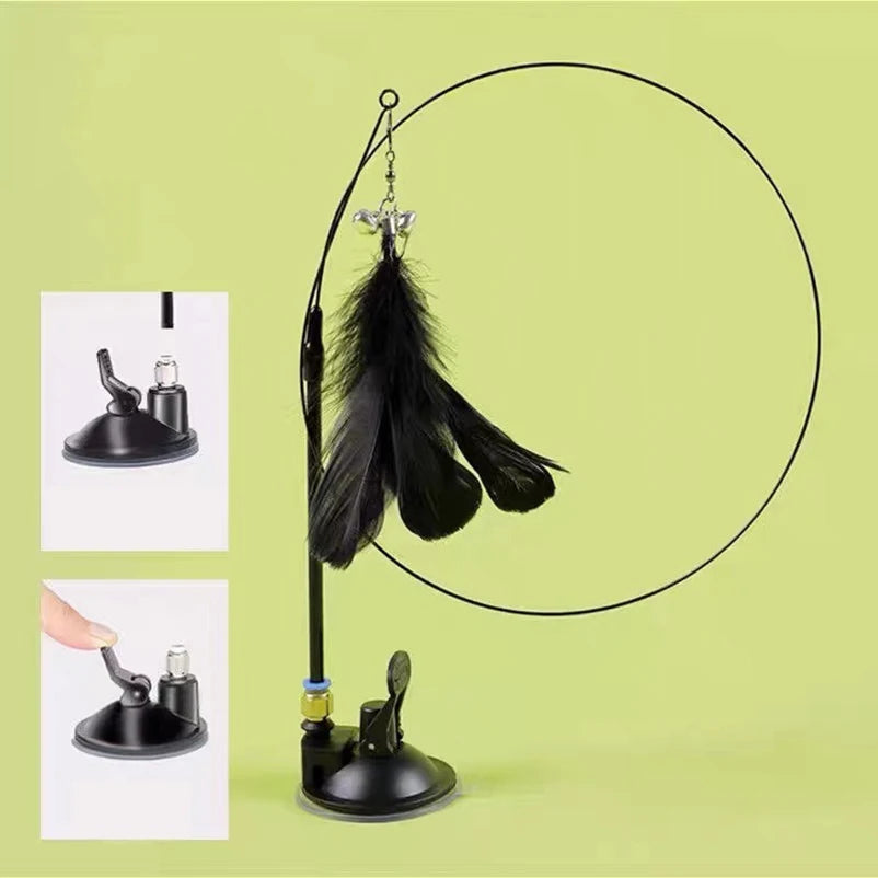 Suction Cup Cat Teaser Wand