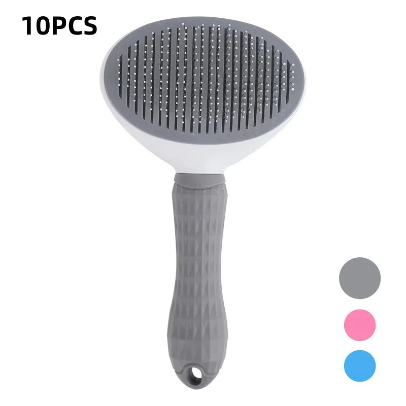 Self-Cleaning Pet Grooming Brush