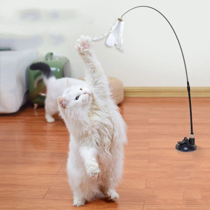 Suction Cup Cat Teaser Wand