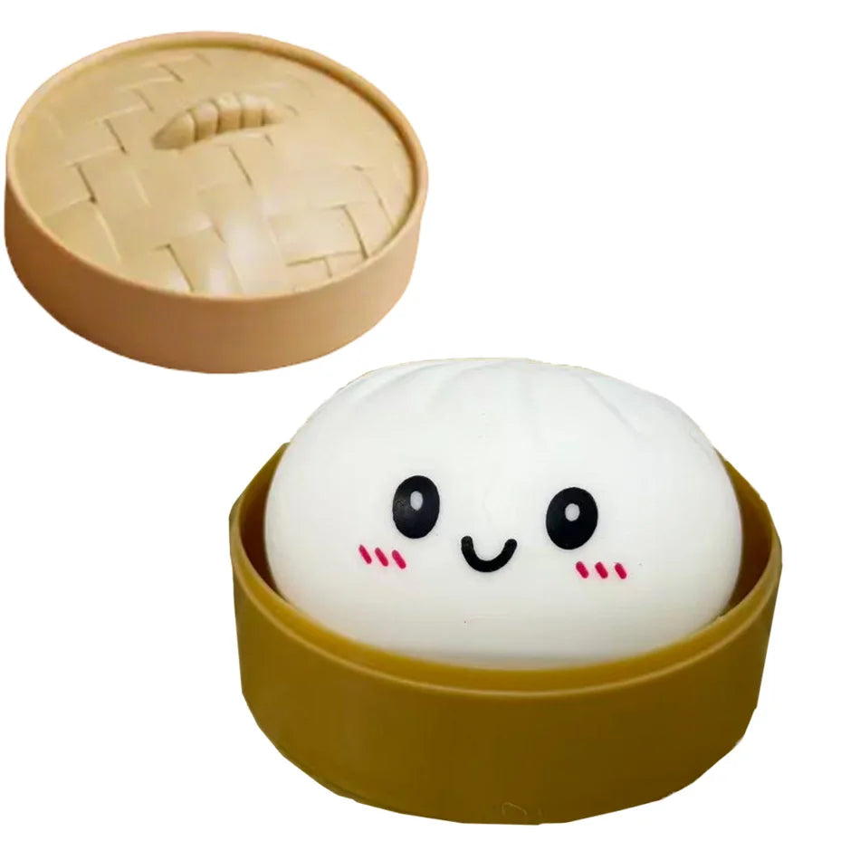 Colorful Dumpling Squishy Toy