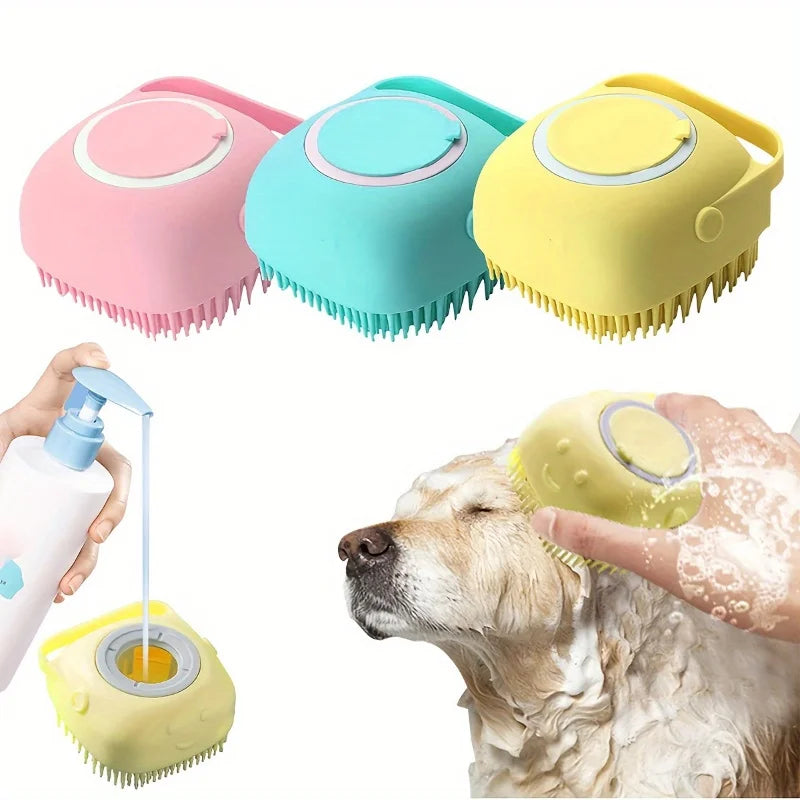Silicone Dog Bath Massage Glove