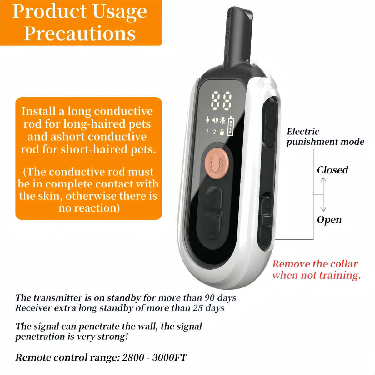 Remote Control Dog Training Collar