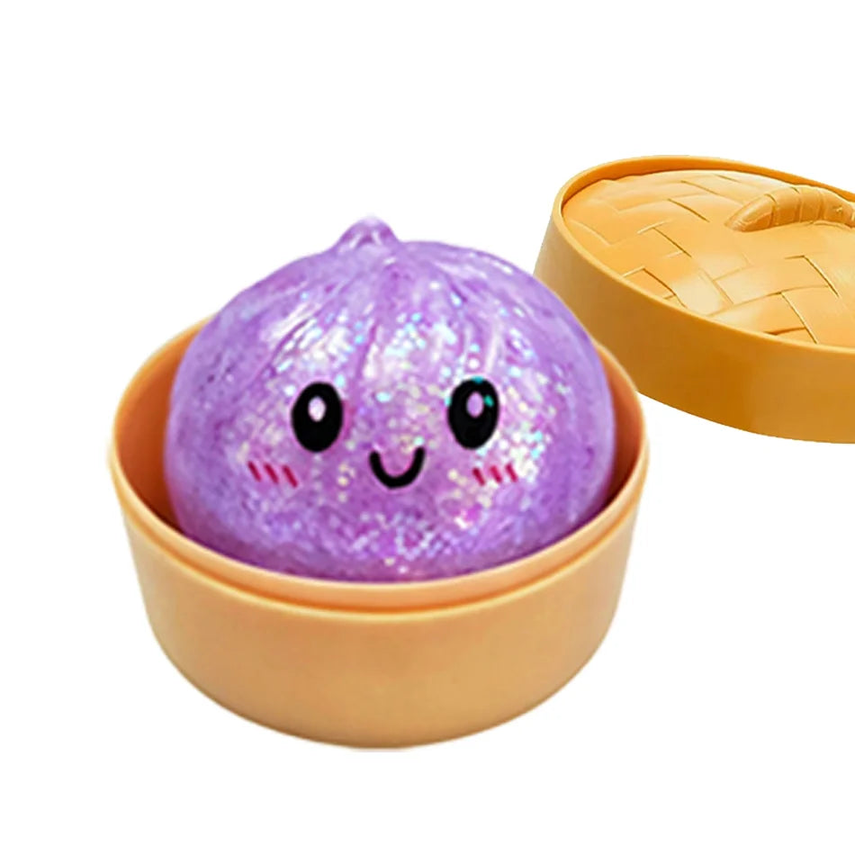 Glitter Dumpling Squishy Toy
