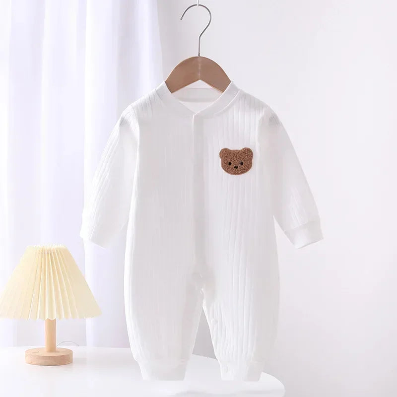 Baby Long-Sleeve Cotton Romper