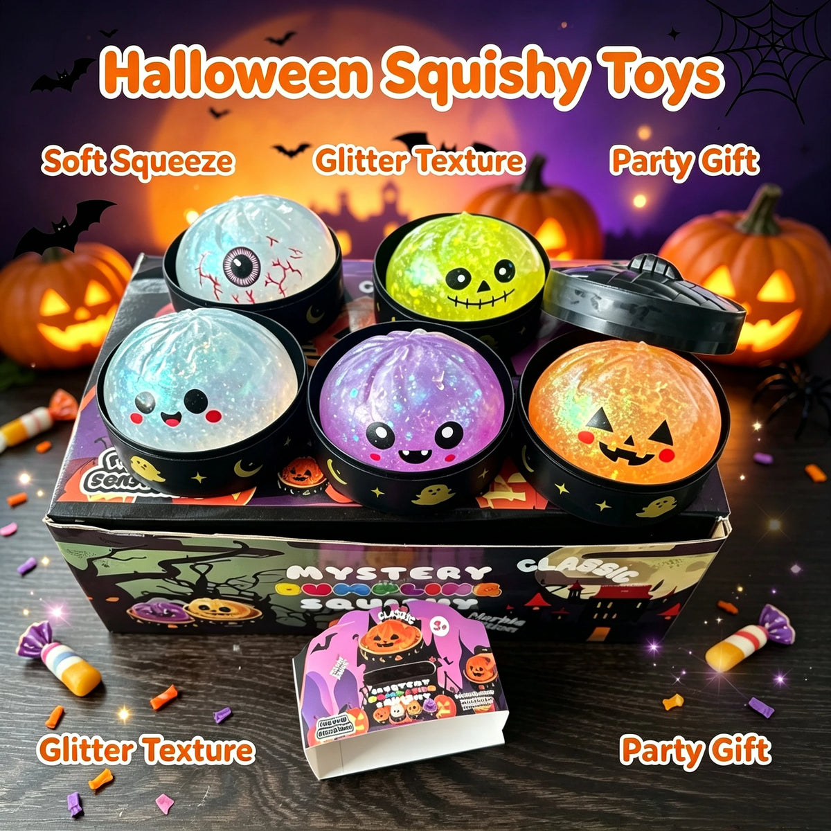 Halloween Dumpling Squishy Toy