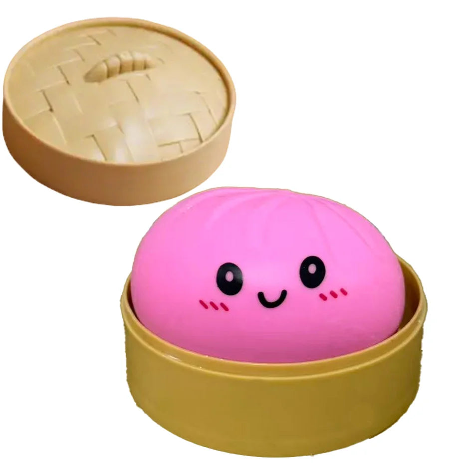 Colorful Dumpling Squishy Toy