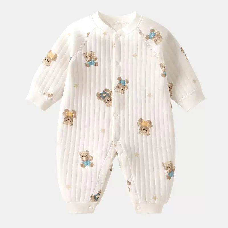 Baby Long-Sleeve Cotton Romper