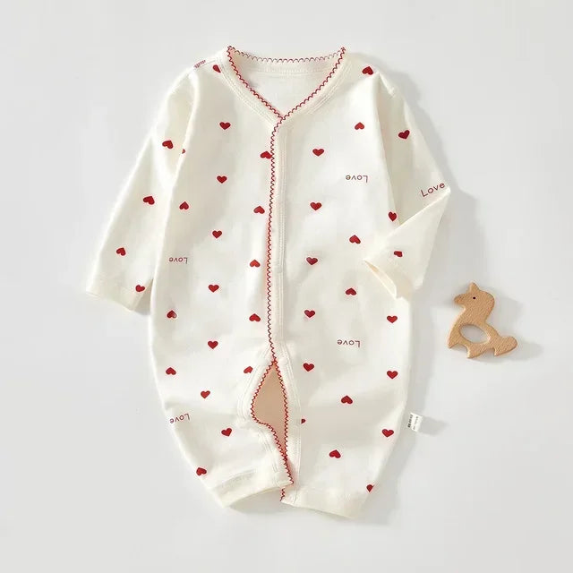 Baby Long-Sleeve Cotton Romper