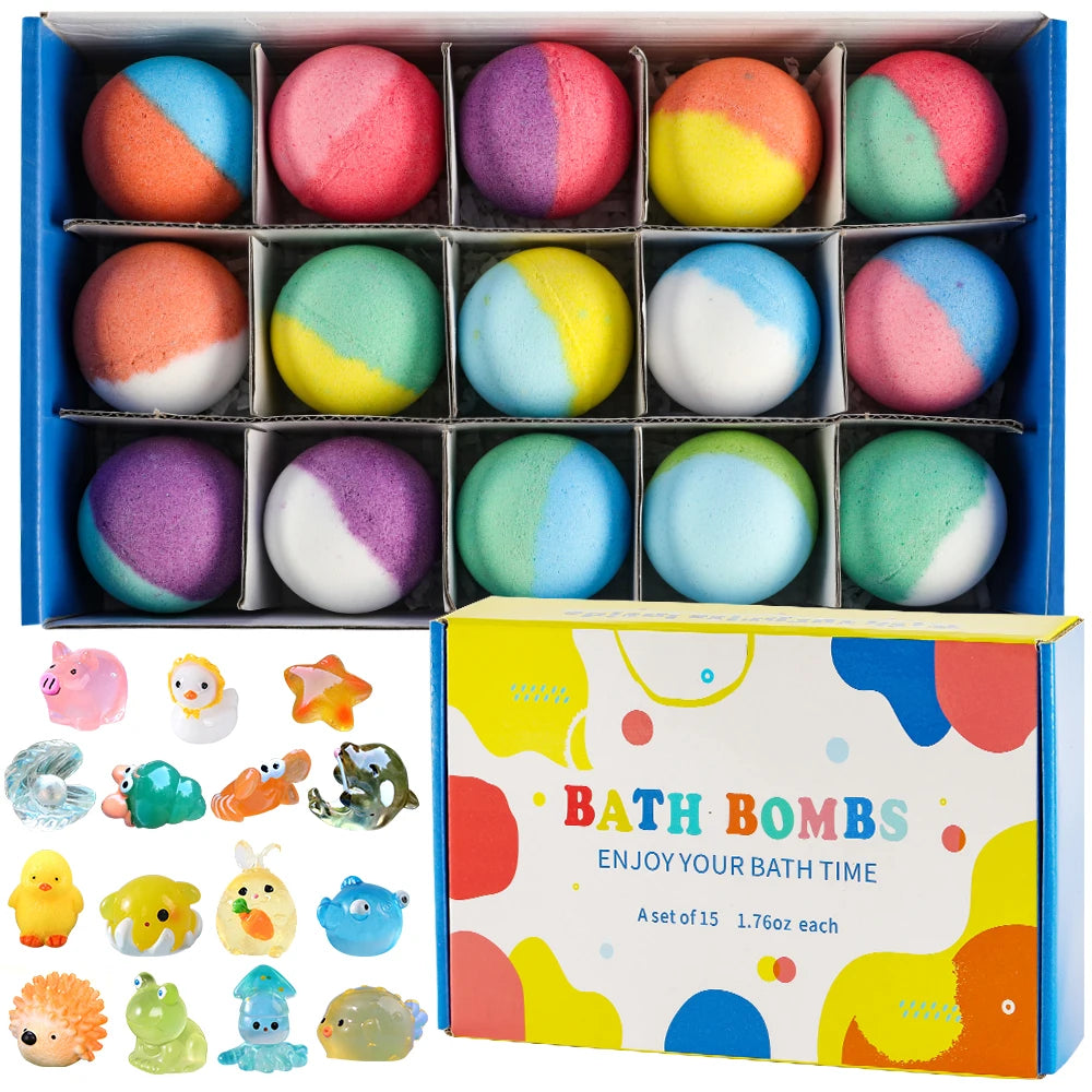 Kids Surprise Bath Bombs – 15 Pack