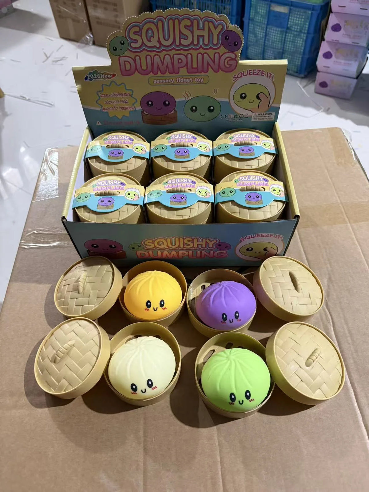 Soft Maltose Dumpling Squishy Toy