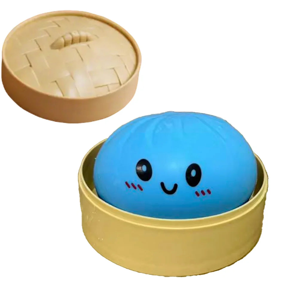 Colorful Dumpling Squishy Toy