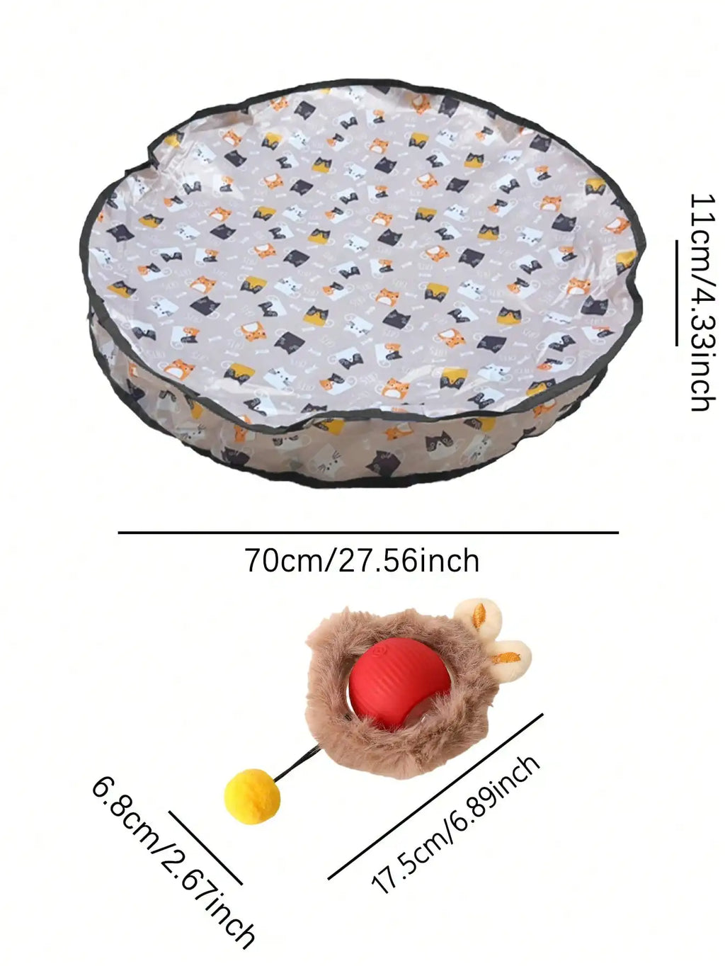 Electric Light-Up Cat Hunting Toy