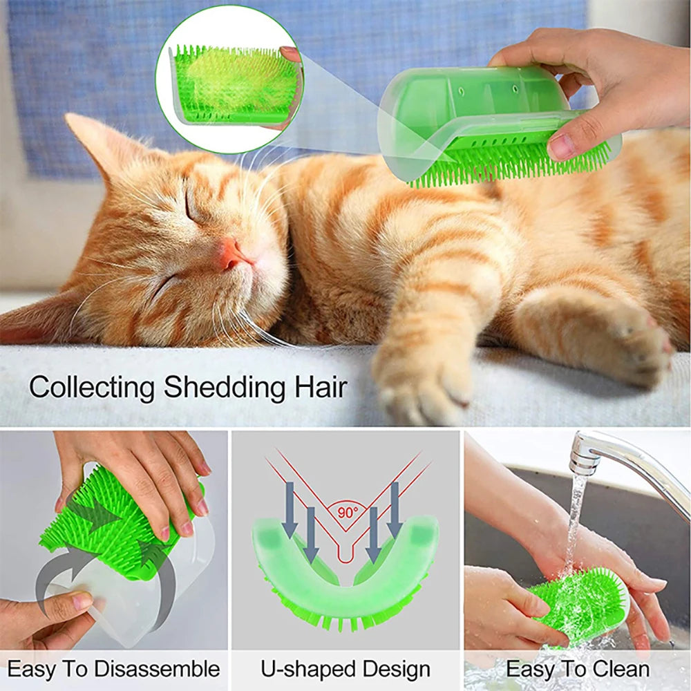 Corner Cat Massage & Grooming Brush
