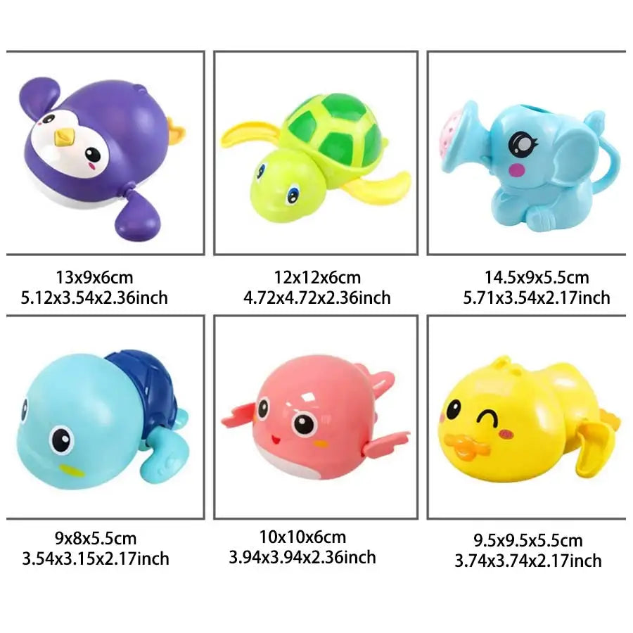 Swimming Animal Bath Toys