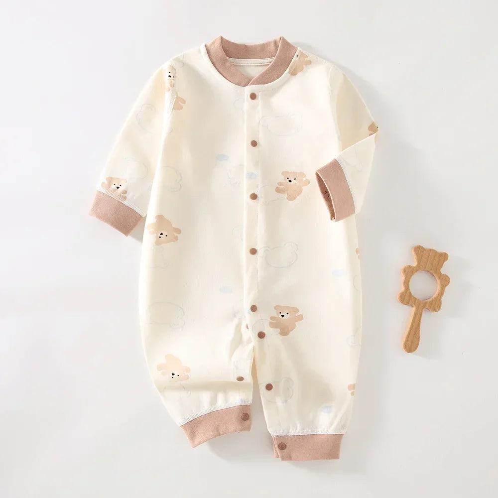 Baby Long-Sleeve Cotton Romper
